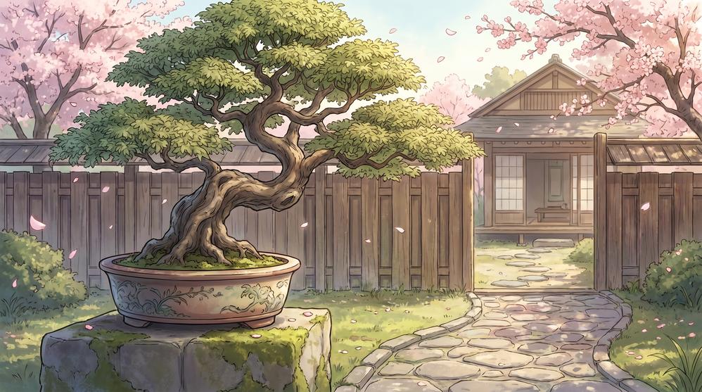 人兽盆景植物视频制作